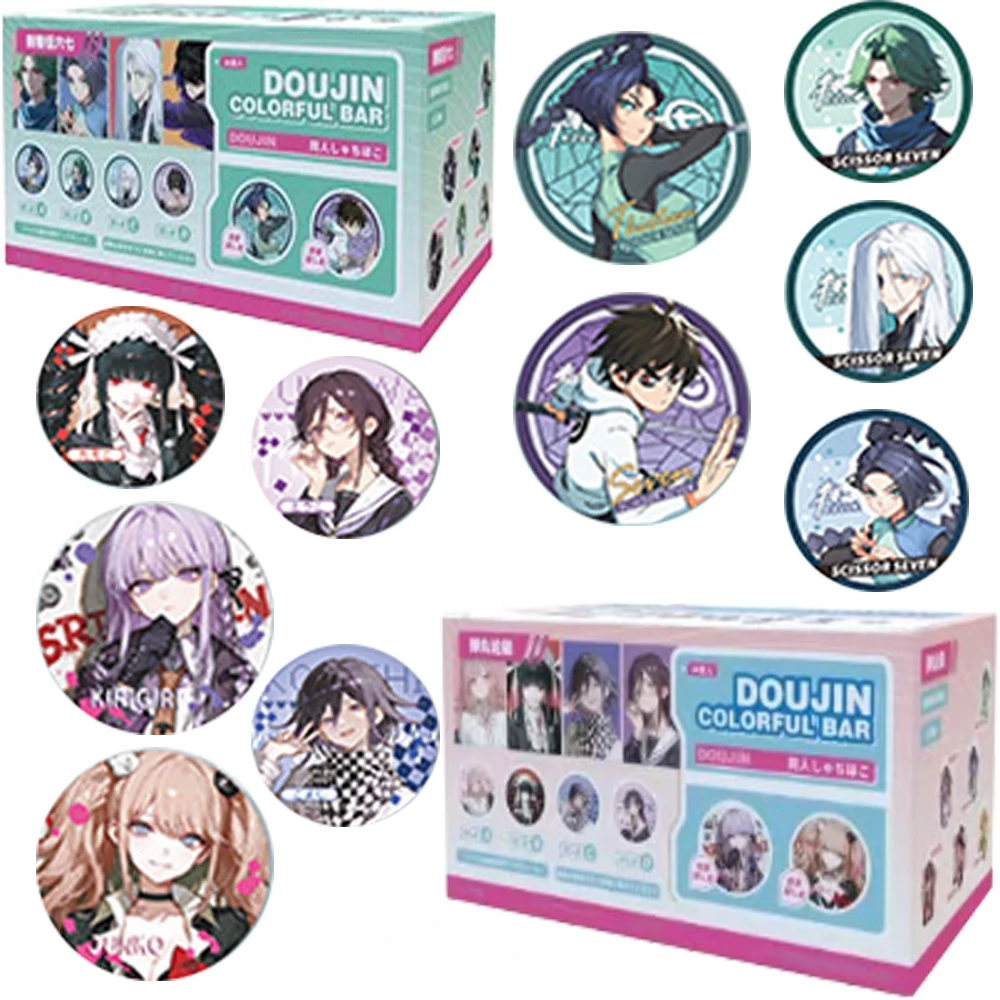 

Popular Classic Anime Badge Highly Beloved Characters Cute and Exquisite Round Brooch Cosplay Peripheral Toys Gifts for Kids