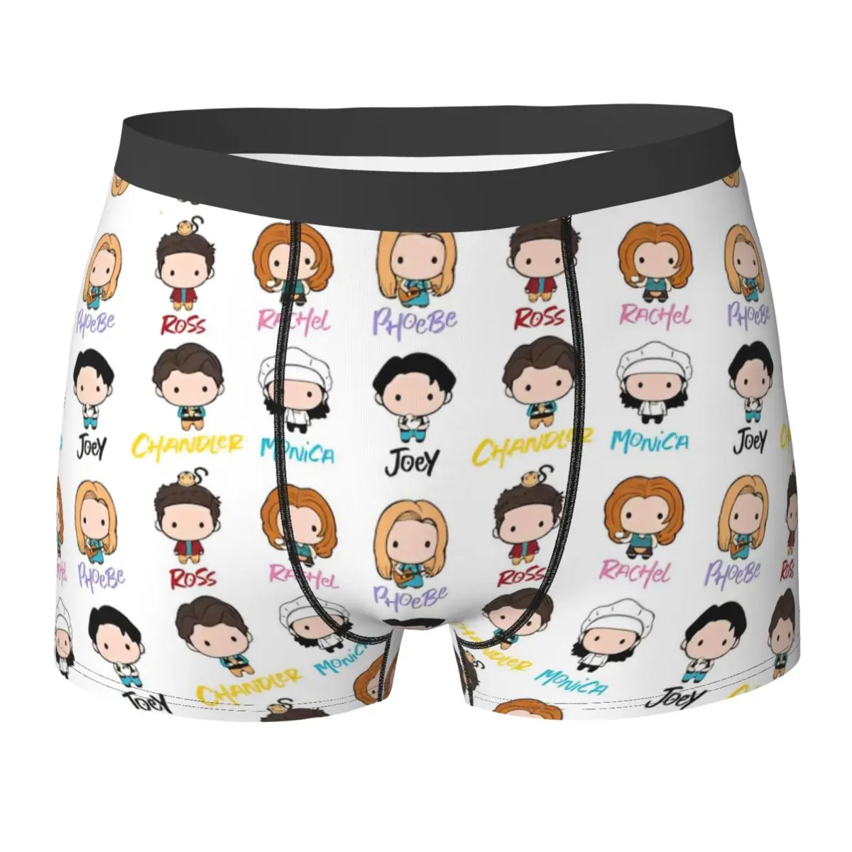 

Cartoon Friends Comedy Underwear American Television Printed Boxershorts Hot Man Underpants Funny Boxer Brief Gift Idea