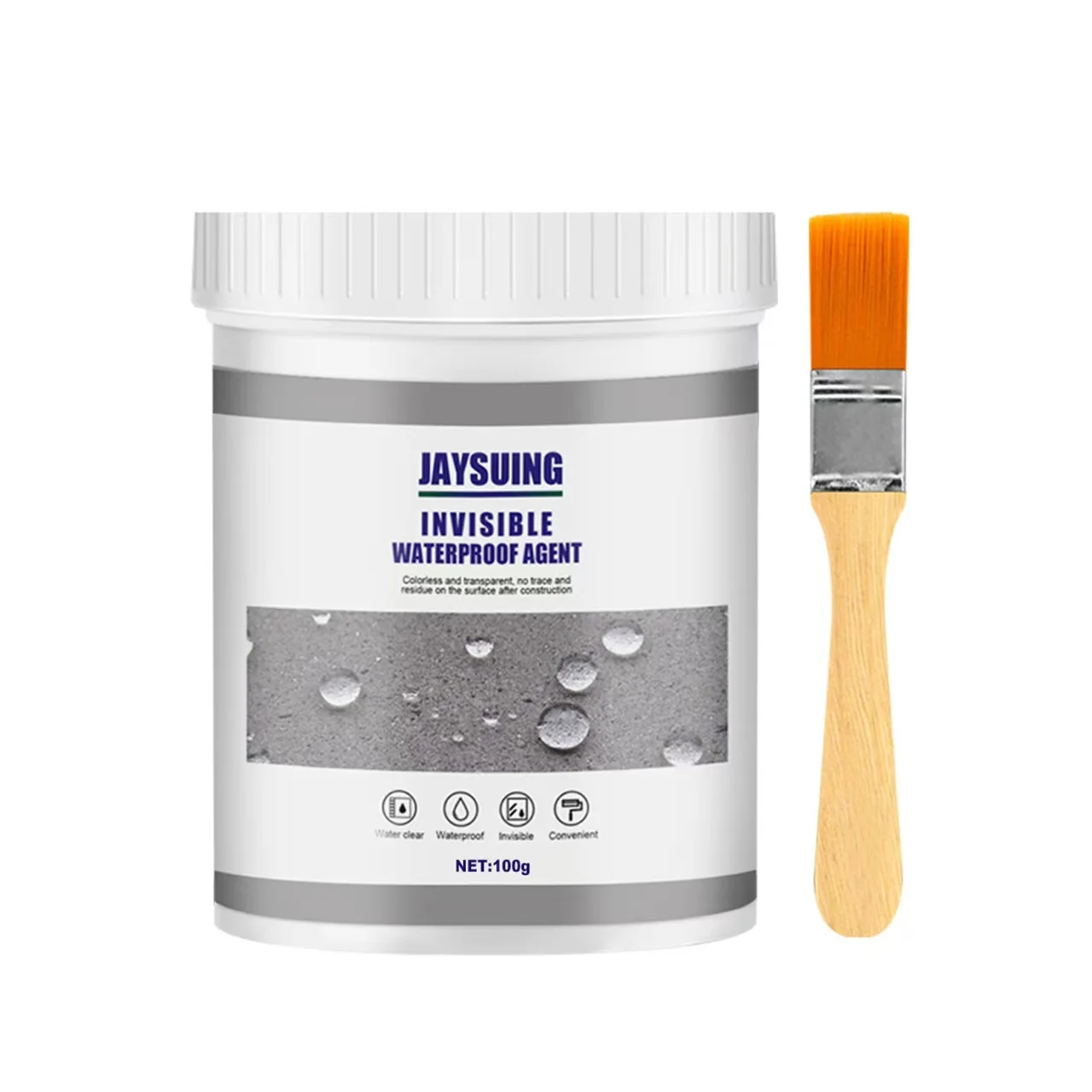 Transparent waterproof glue 30g/100g easy to use kitchen bathroom indoor crack leak repair seal no brick smashing paint glue