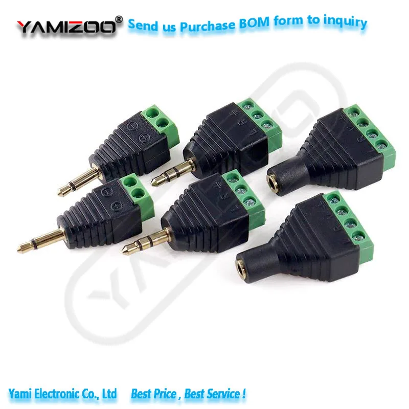 1 Stück lötfreier 3,5-mm-vergoldeter Dual-Channel-Audio-Kopfhöreranschluss-Stereo-Adapter mit grünem Anschluss – Detail 1