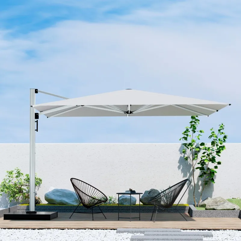 3M Luxury Waterproof Outdoor Parasol High Quality UV 50+ Sun Shade Patio Umbrella for Garden Courtyard Modern for Gym