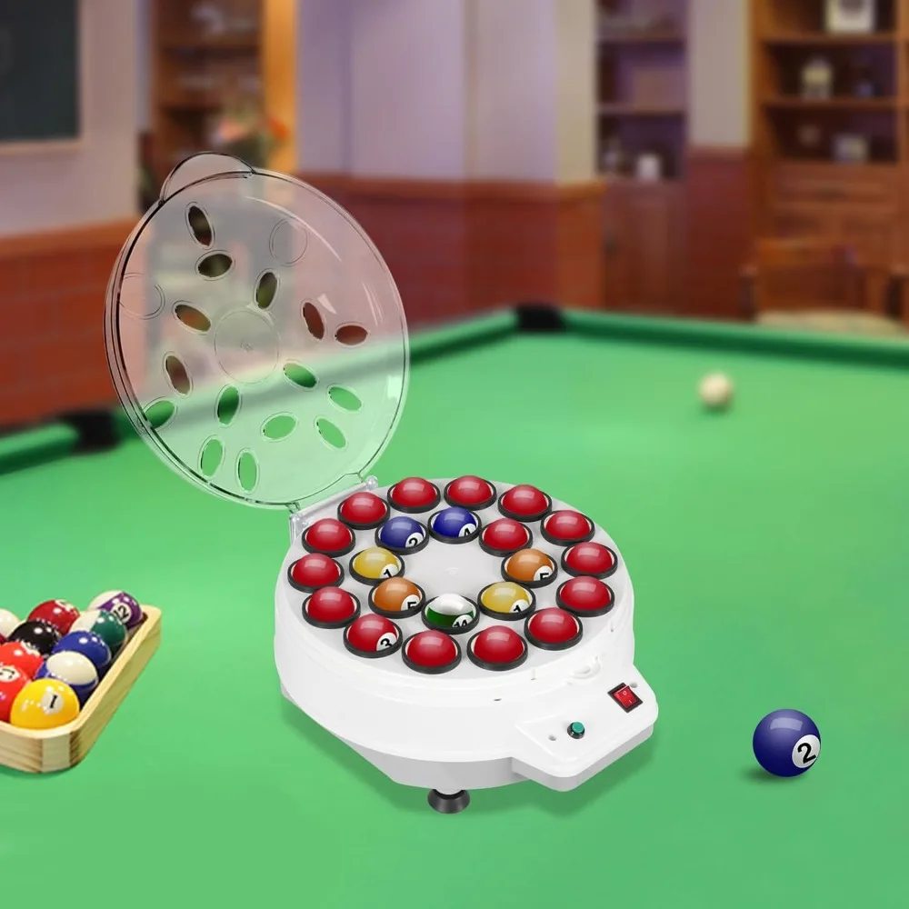 

Automatic Electric Pool Ball Cleaning Machine Billiards Ball Polishing Washing Machine for 22 Balls Pool Ball Polishing Machine