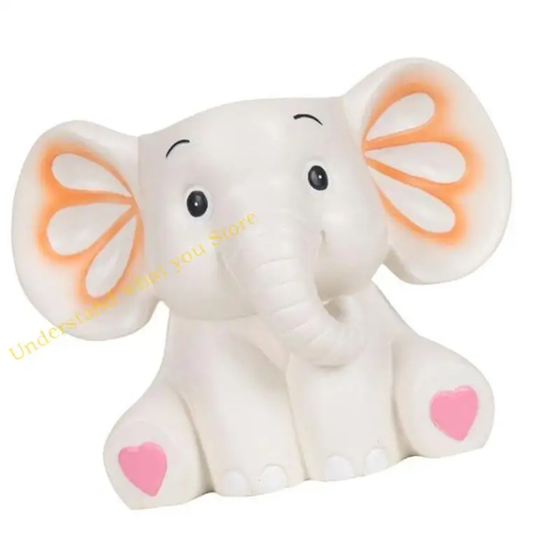 

J60A Elephant Pen Cup Pencil Container Decorative Pen Holder Office Desk Decoration