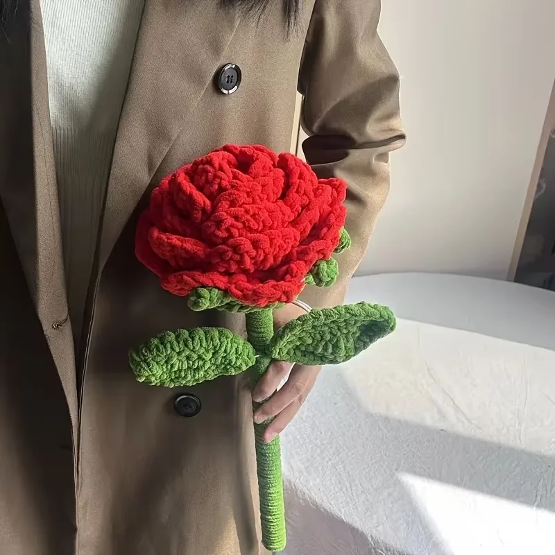 Handgefertigte große, Sonnenblumen- und Nelkensträuße, realistische rote Rosen, Valentinstag-Hochzeit, Muttertagsdekorationen