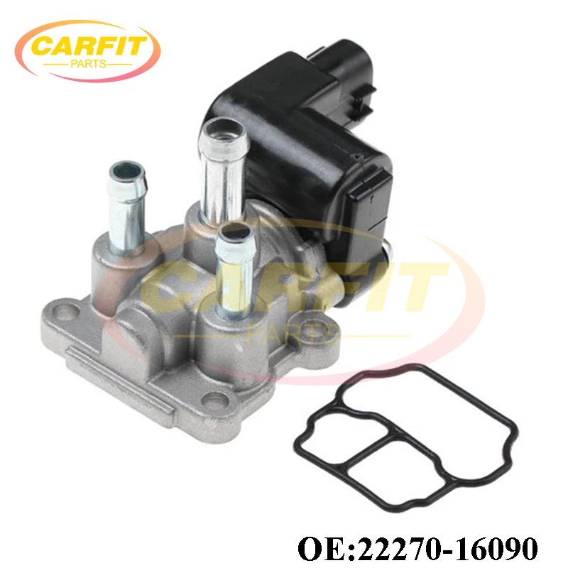 New OEM 22270-16090 2227016090 136800-1060 1368001060 Idle Air Control Valve IACV 3 PINS For Toyota Corolla 1997-2000 Auto Parts