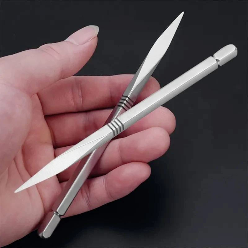 2pcs Stainless Steel Tea Needle Delicate Tea Cutter Puer Tea Cutter Tea Ceremony Accessories Crafts for Home Tearoom Store