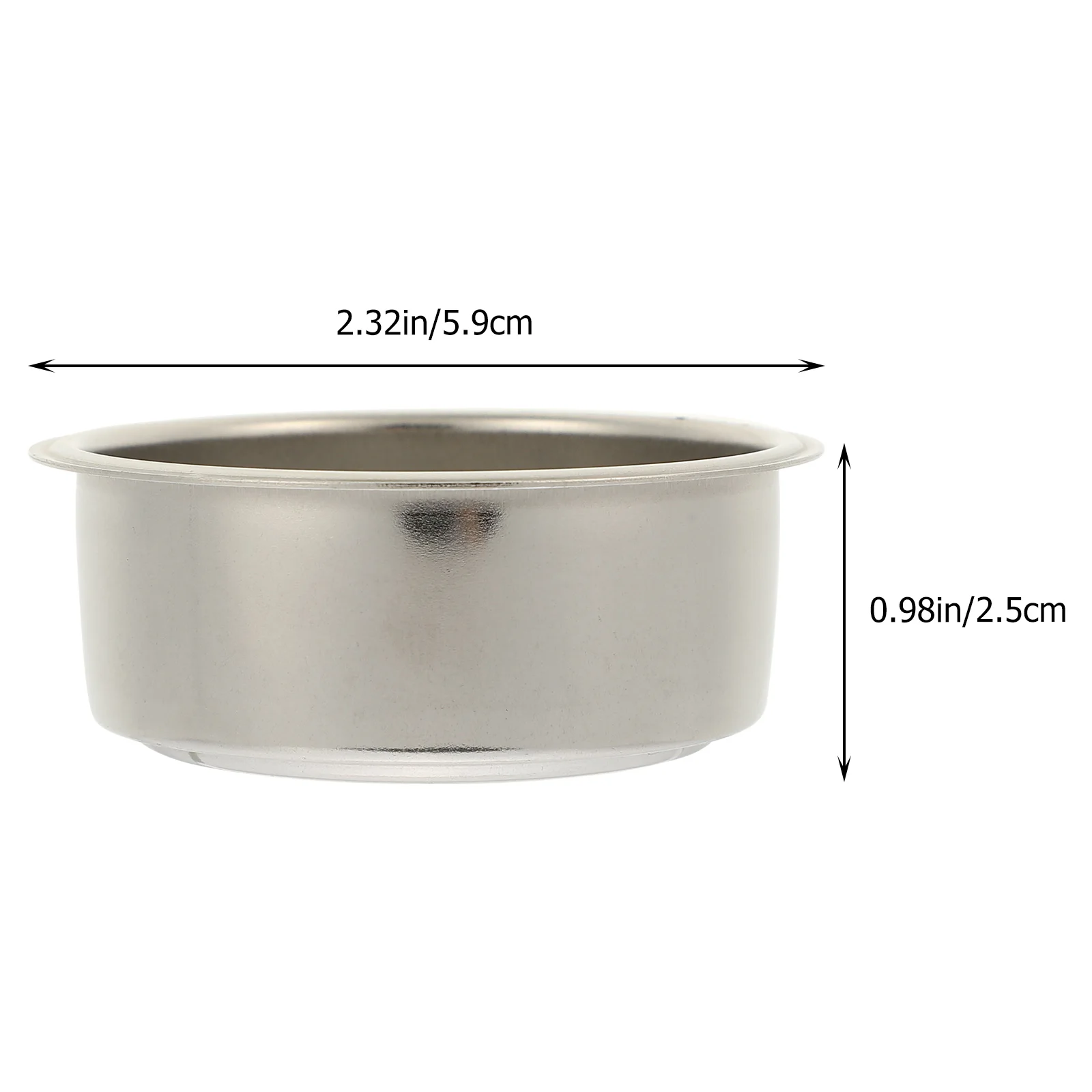 

Stainless Steel Cup Fine Mesh For Espresso Machines Reusable Durable Multiple Filter Holes Coffee Maker Part No Residue