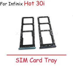 For Infinix Hot 30i X669 X669C X669D Sim Card Slot Tray Holder Sim Card Reader Socket