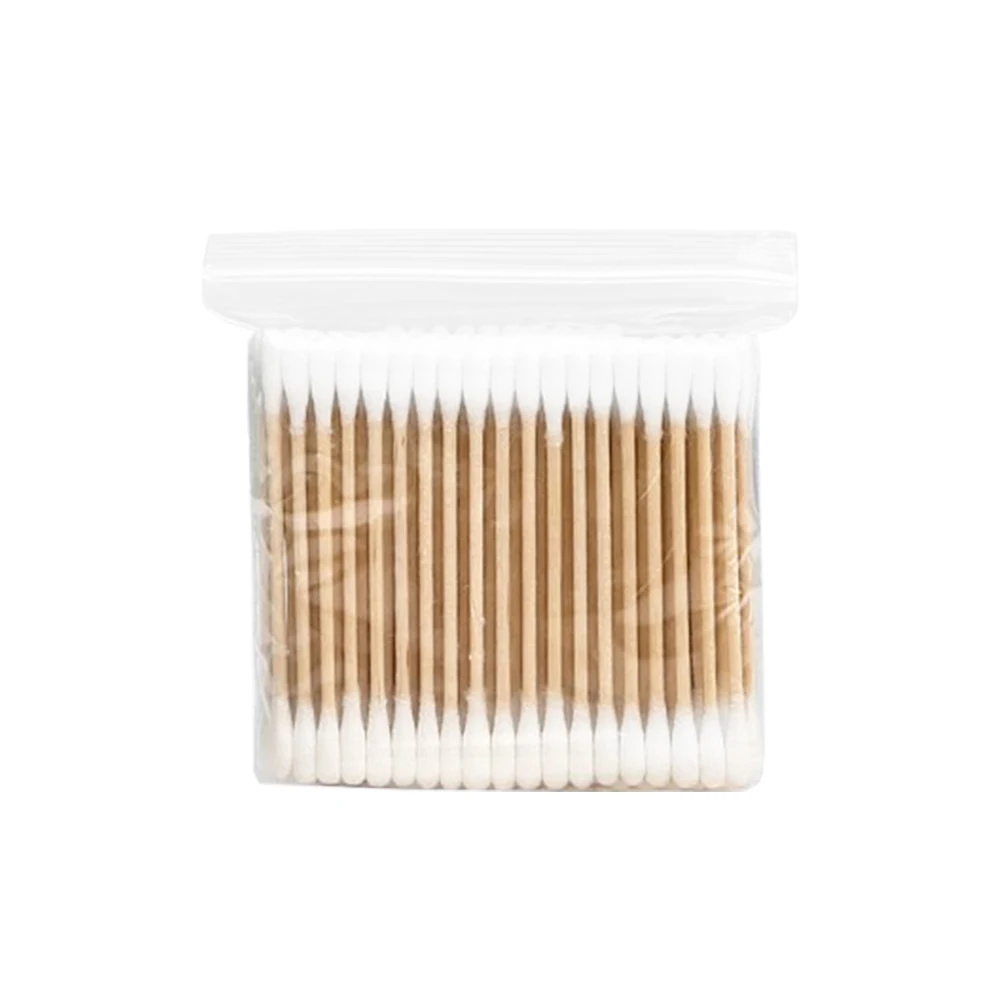 100/300 Per Pack Double-ended Cotton Swabs Baby Cotton Swabs Ear Cleaning Sticks Healthy Cleaning Tools Makeup Cotton Buds