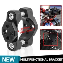 22-32mm Motorcycle Handlebar Bumper Mount Bracket Holder Clamp For LED Spotlight Fog Turn Signal Lights Motor Accessories