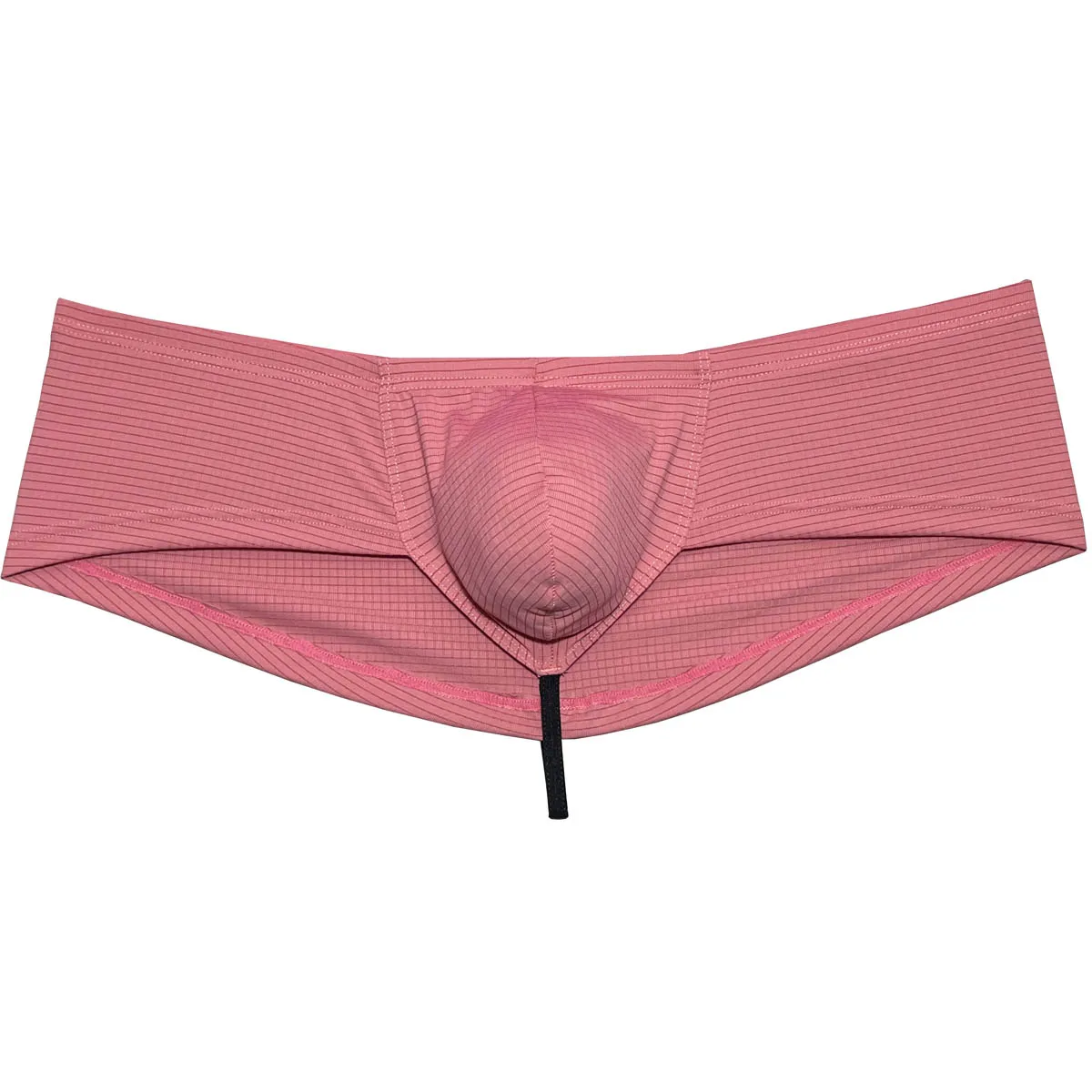 Men's Bikini Briefs Mid Waist Boxershorts Hipster Underwear Male Thong Sexy Underpant Bulge Pouch Bottom 1/2 Buttocks Beachwear