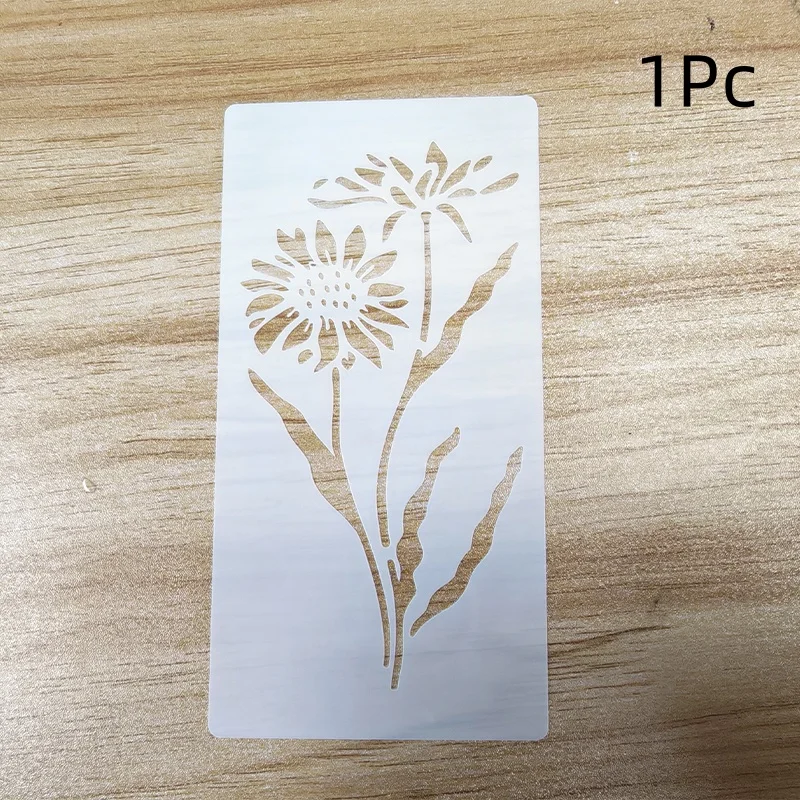18 Pcs Flower Leaf Stencils, Reusable Painting Templates