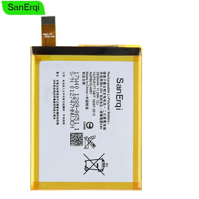 LIS1579ERPC batería Real 2930mAh para Sony Xperia C5 Ultra Dual E5506 E5553 E5533 E5563 Z3 Plus Z3 + Dual E6553 Z4 Dual
