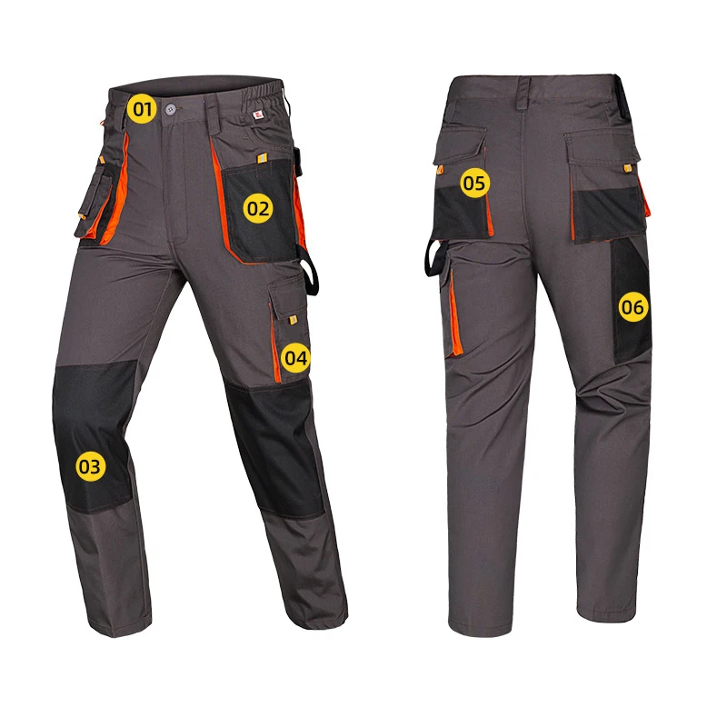 Pantaloni multitasche da uomo officina meccanico elettricista saldatore riparazione auto pittore decorazione manutenzione lavoratore tuta Trouse