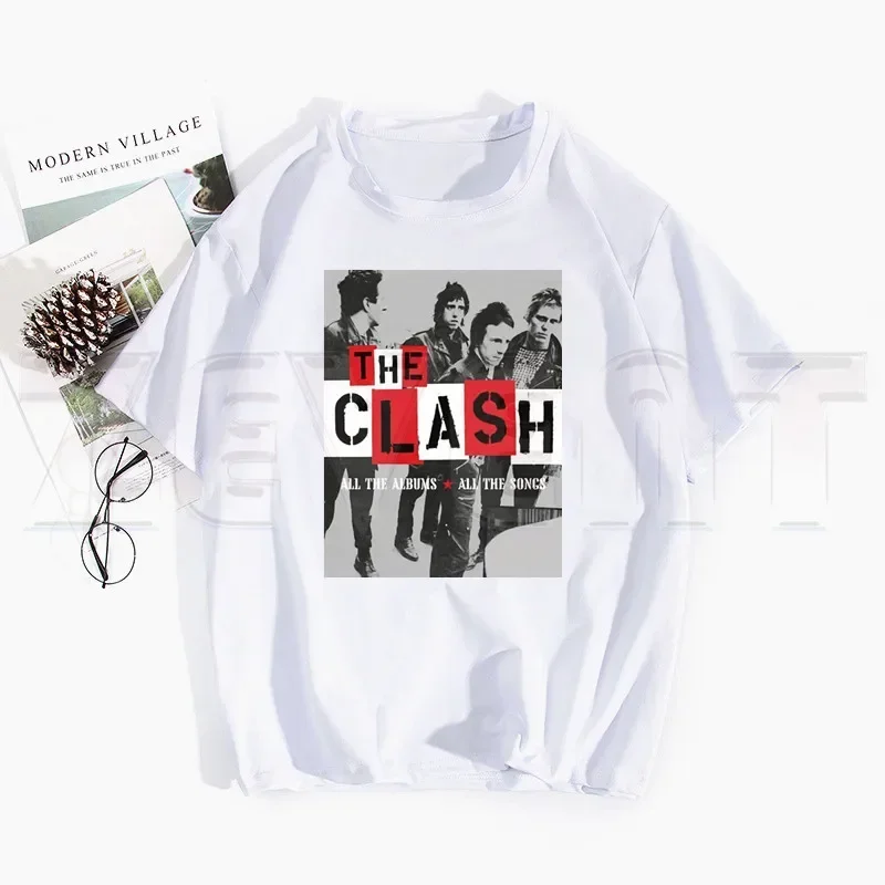 London Calling The Clash Album Ullzang T Shirts Spring Tops Tees Men Women Short Sleeve Casual T Shirt