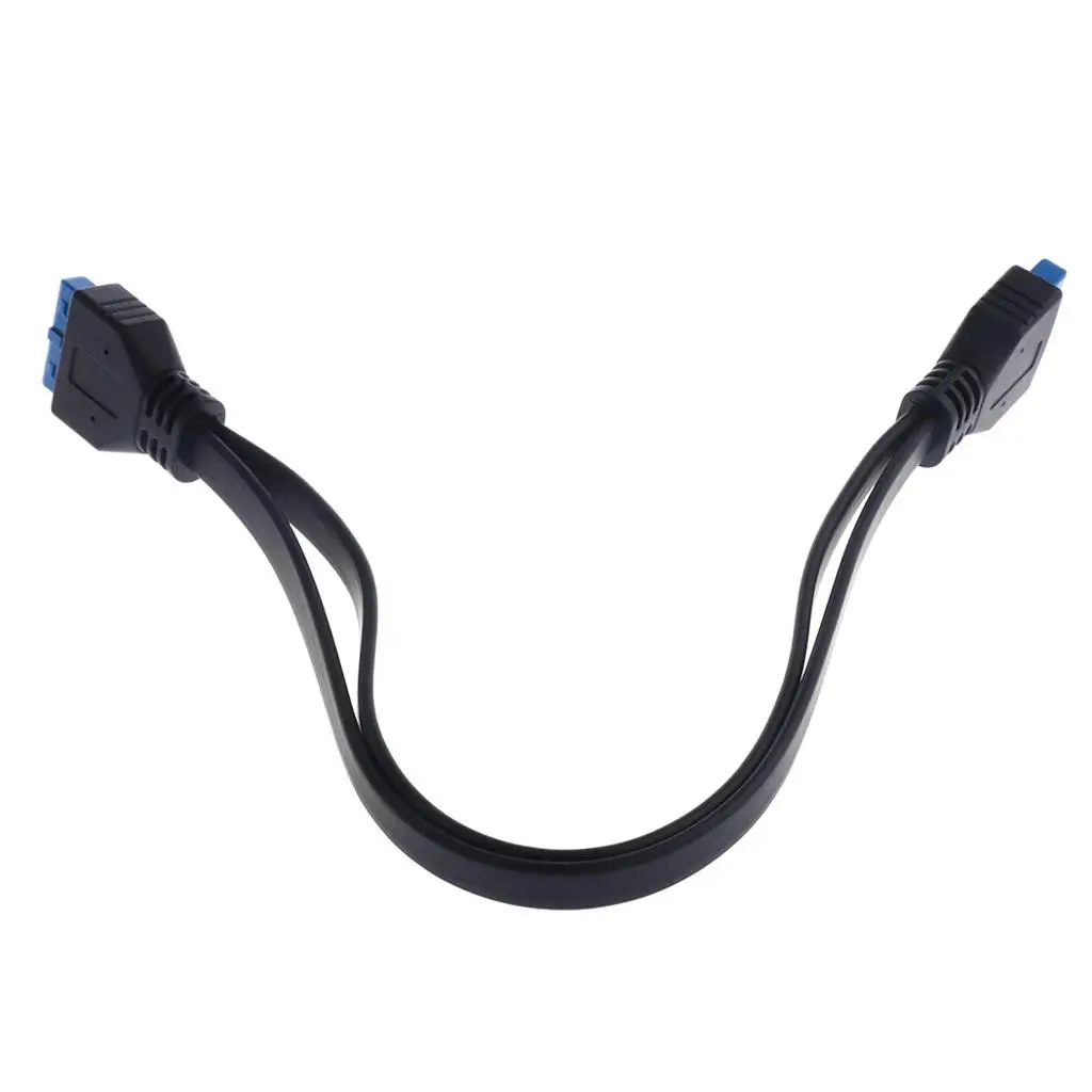 

Кабель-удлинитель USB 3.0 (20-контактный, гнездо-гнездо) для материнских плат, высокоскоростной, для компонентов ПК