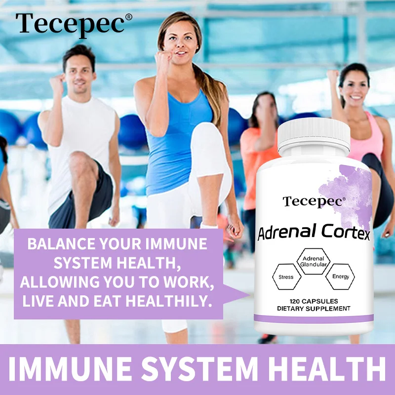 Adrenal Cortex Capsules, Supports Cortisol Balance, Healthy Adrenal Function, Stress Relief, Energy Metabolism & Immune Wellness