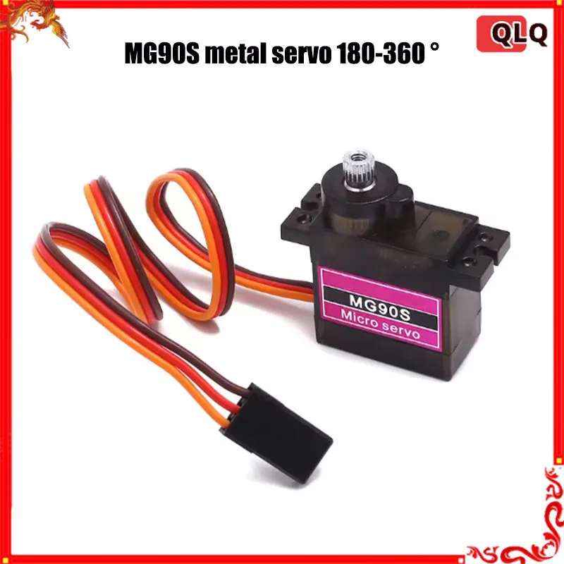

5/10/20pcs Mg90s Metal Servo Sg90 Servo Upgraded Version 360 Degree Servo 14g9g Size Suitable For Rc Car, Rc Plane, Rc Boat Diy