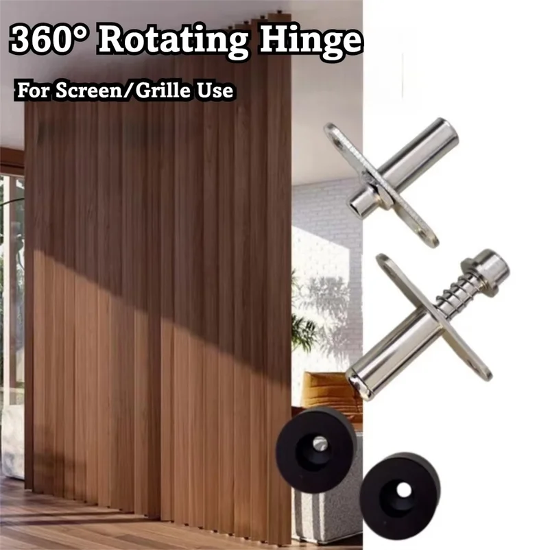 360 Degree Rotation Pivot Hinge Set Adjustable Heavy Duty Hinge Screen Partition Hinge Concealed Design Concealed Pivot Hinge
