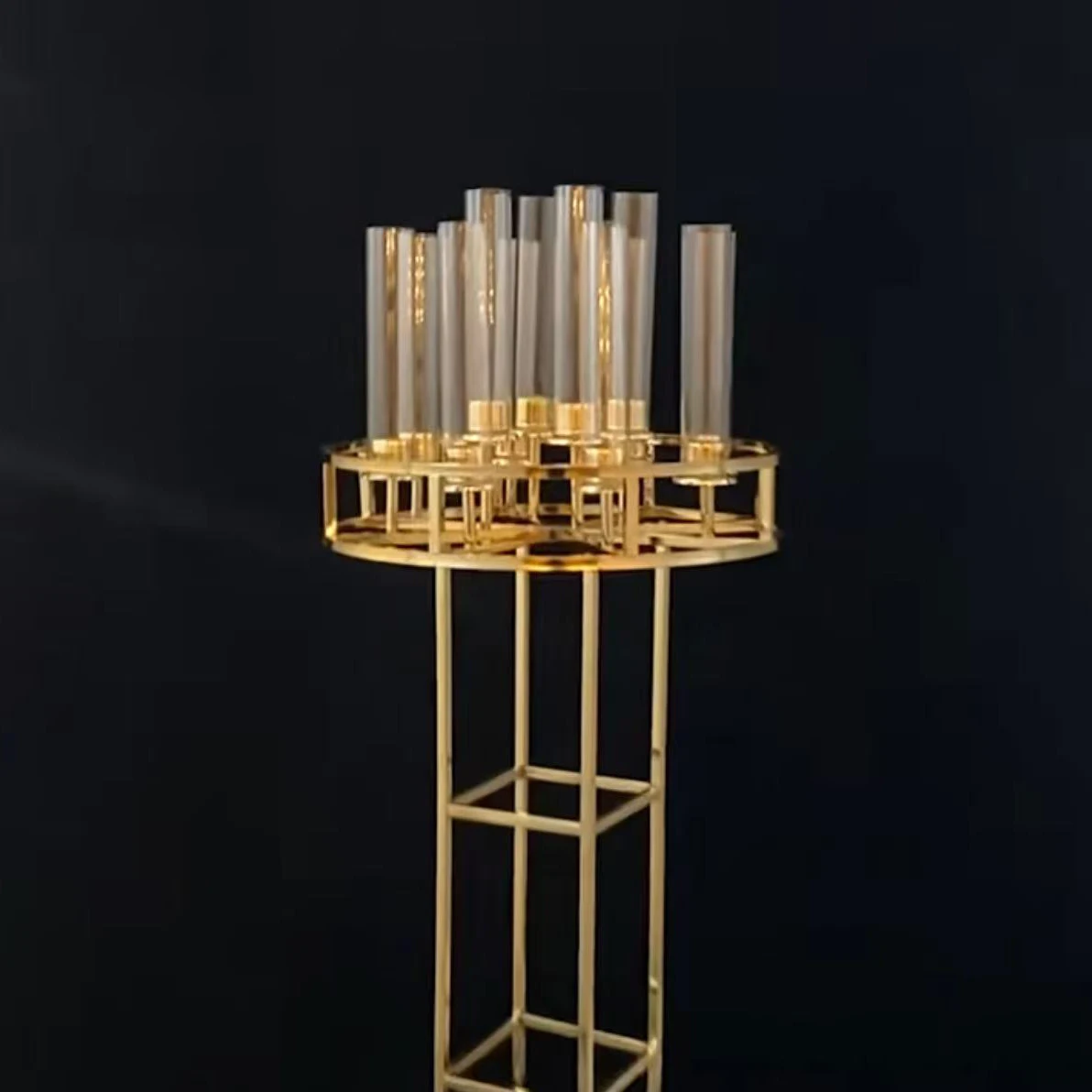 Modern Wedding Decoration Table Centerpiece Metal Flower Stand Display for Wedding Ceremony Decor