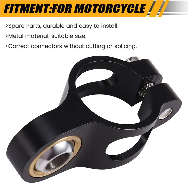 تتجه اكسسوارات الدراجات النارية التوجيه المثبط الاحتفاظ كليب واحد المسمار التوجيه استقرار قاعدة كليب