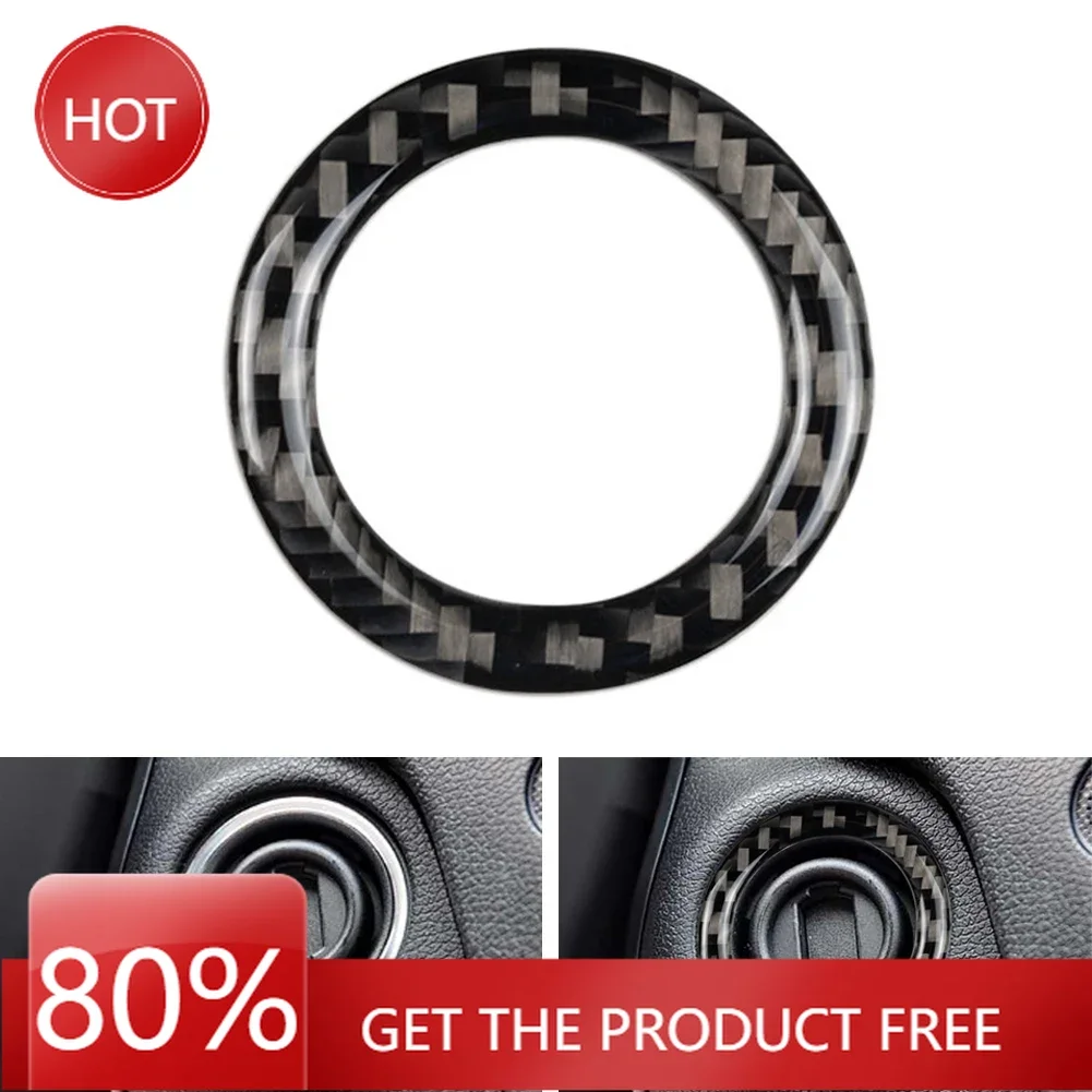 

Гоночные грили из углеродного волокна для Mercedes Benz W203 W204 W212 A B C E Class GLA CLA GLC SLK Автомобильный переключатель зажигания Отверстие для ключа R