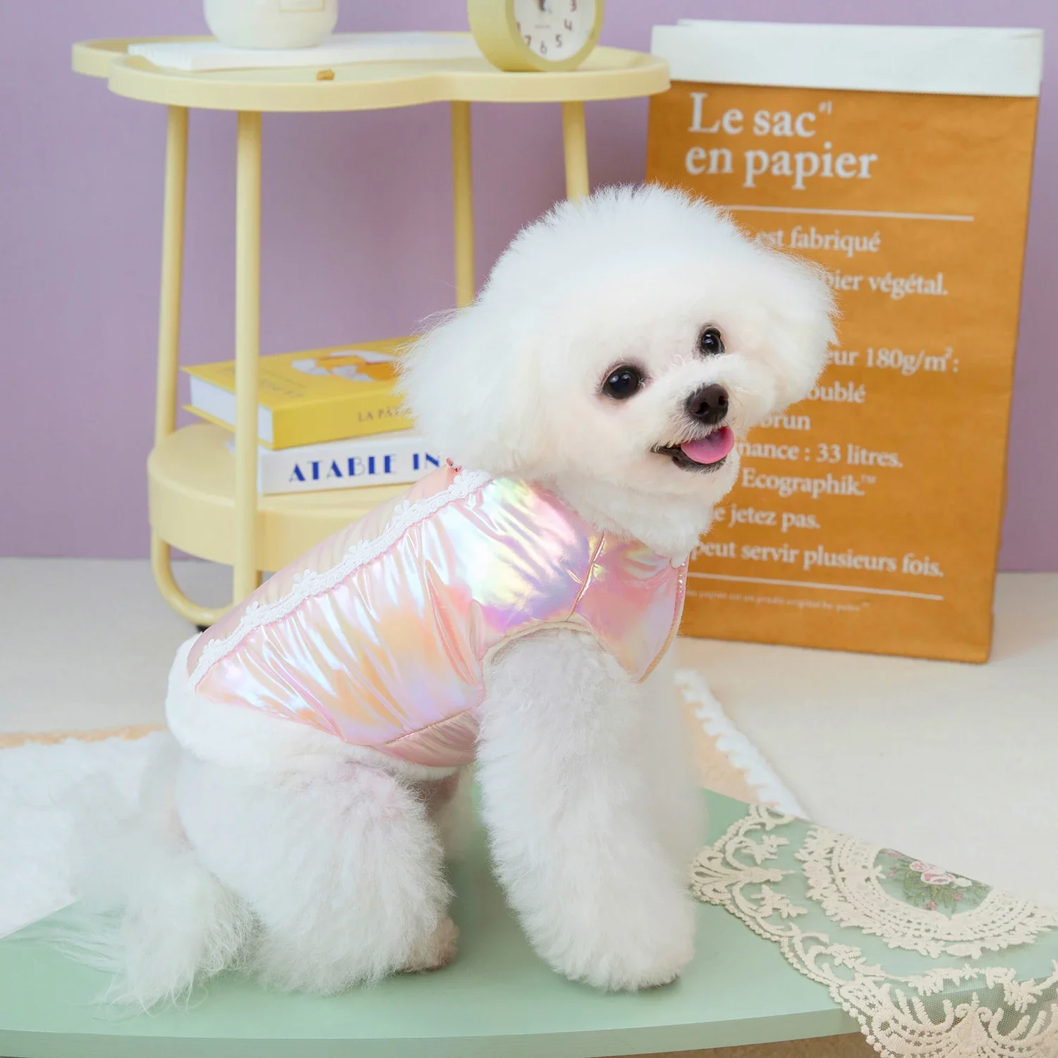 Clothing for Small Dogs Waterproof Vest Jacket Autumn Winter Warm Pet Dog Coat Clothes for Chihuahua French Bulldog Outfits image 5