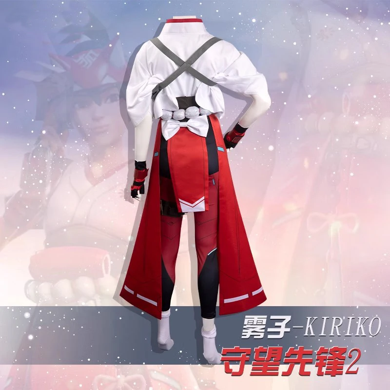 Overwatch 2 Kiriko Cosplay Costume Outfits Halloween Party Carnival Suit