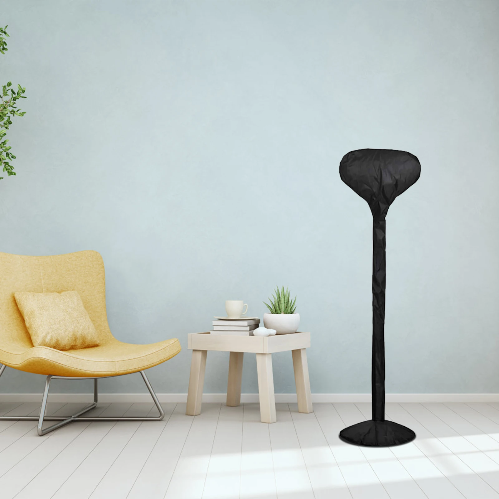 

Folding Electric Heater Cover Black Waterproof Uv Resistant Outdoor Cover For Patio Heating Machine Dust-Proof Oxford Cloth