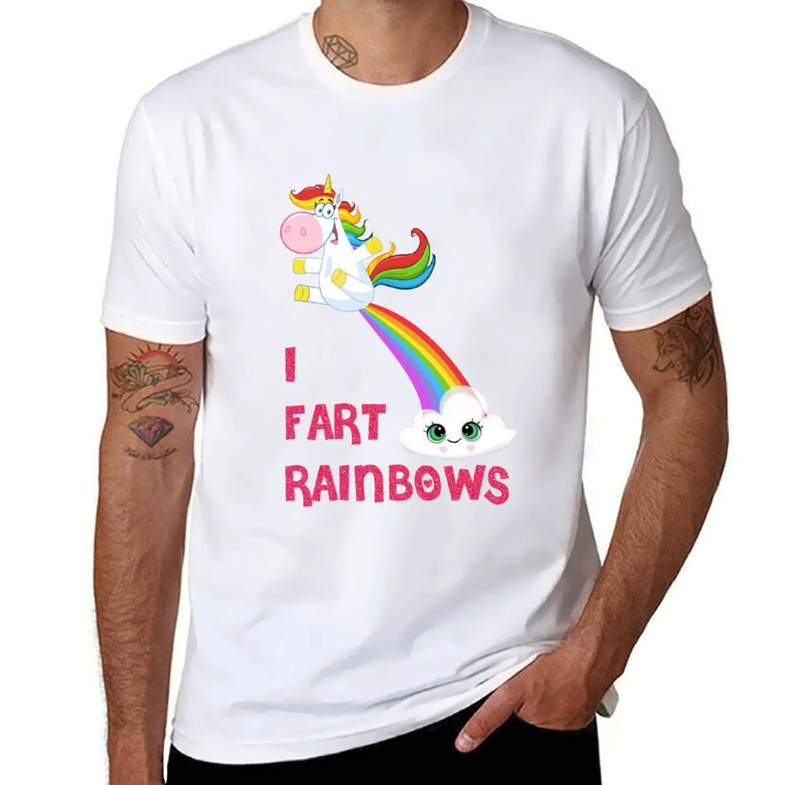 

I FART RAINBOWS T-Shirt man t shirt heavy cotton man t shirt cotton T-Shirt