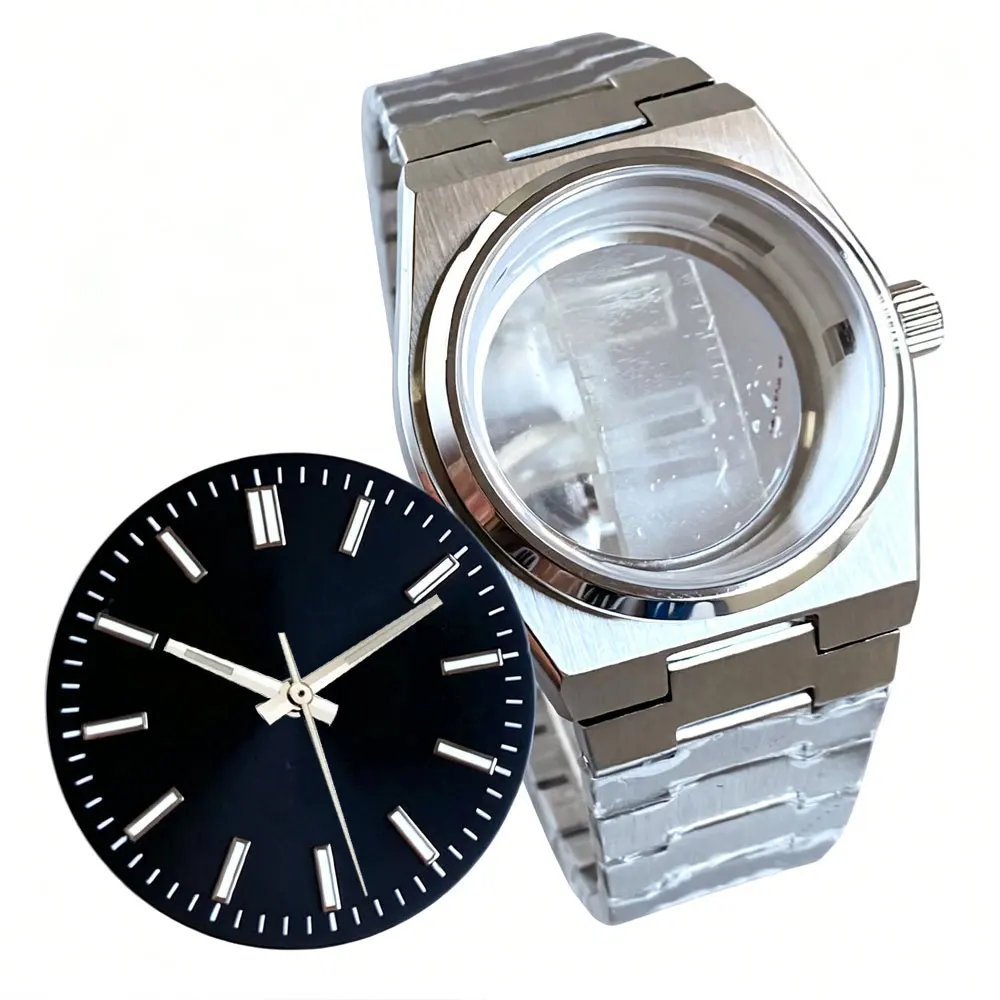 Für PRX Super Player Modell Herrenuhr NH35 Uhrengehäuse-Modifikation 40mm passend für NH36 NH38 NH70 NH72 32mm Zifferblatt Handpolierte Lünette