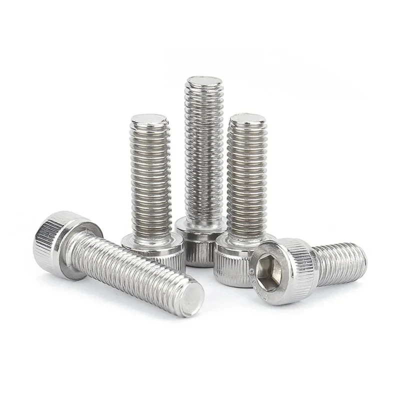 304 Stainless Steel Left Hand Reverse Thread Bolt Hex Socket Inverse Tooth Screw M3 M4 M5 M6 M8 M10 M12