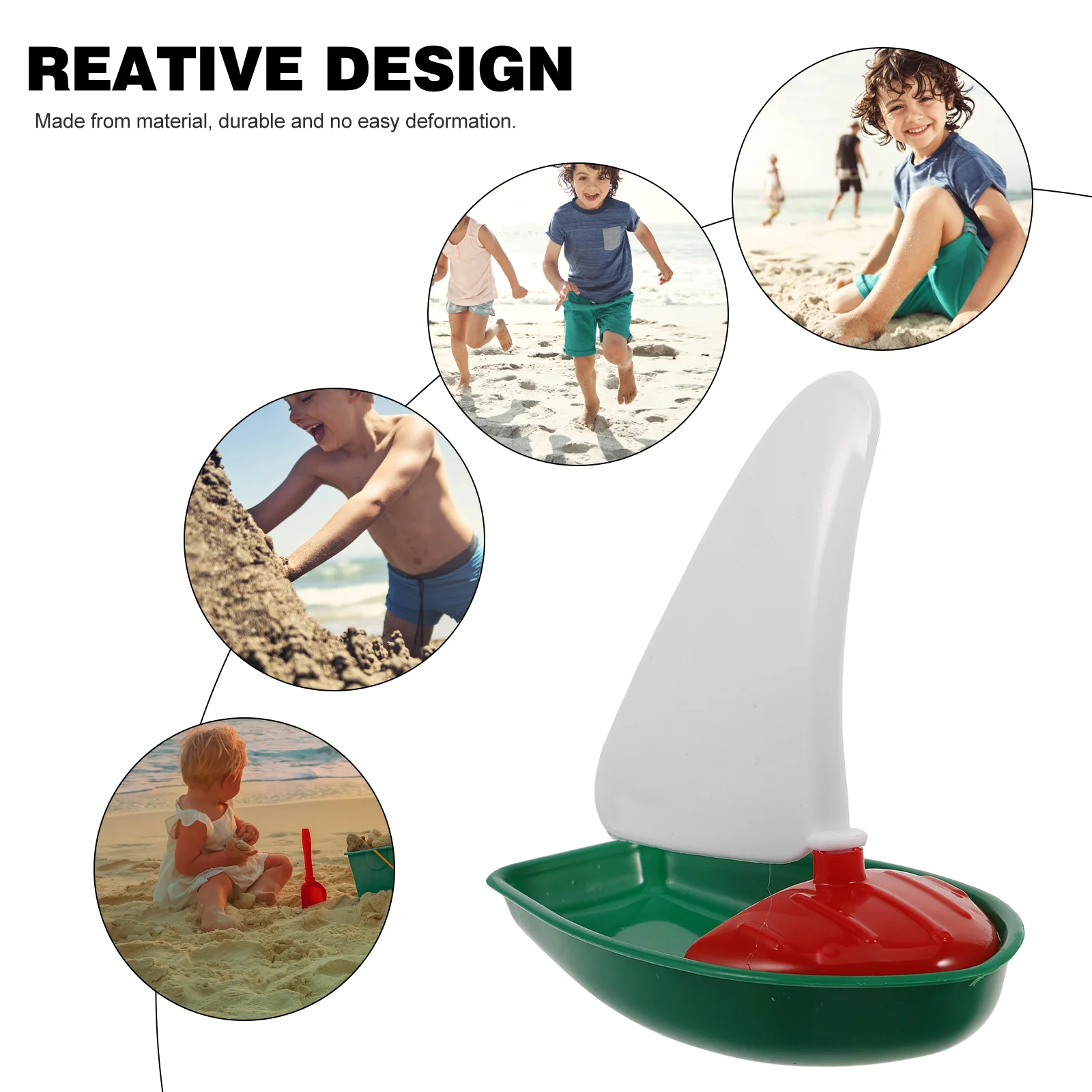 Children's Sailing Toy Plastic Boat Toys Toddler Bath Remote Control Beach Floating Kid