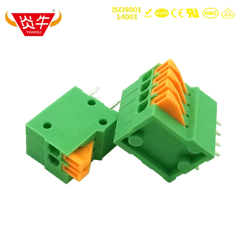 10Pcs KF141V 2.54 2P ~ 12PIN PCB SPRING TERMINAL BLOCKS DG141V 2.54mm 2PIN ~ 12PIN FFKDS/V-2.54 1791813 PHOENIX CONTACT YANNIU