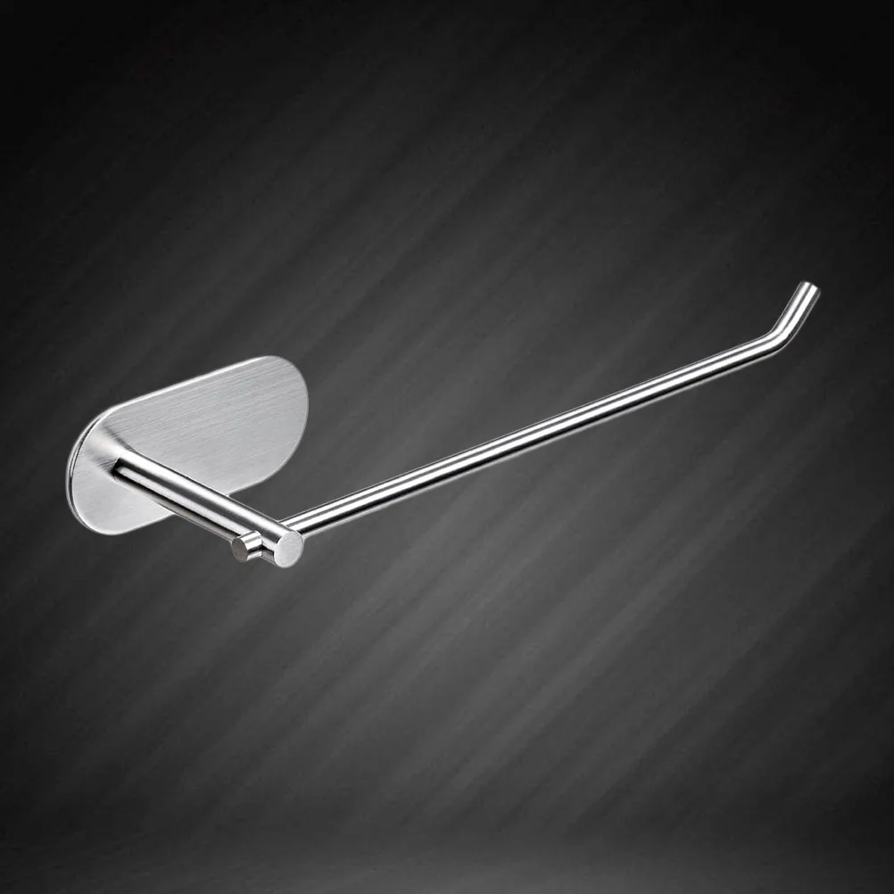 

Stainless Steel Paper Towel Holder Kitchen Hand Cabinet Rack Racks Freestanding Wall Mounted Bar
