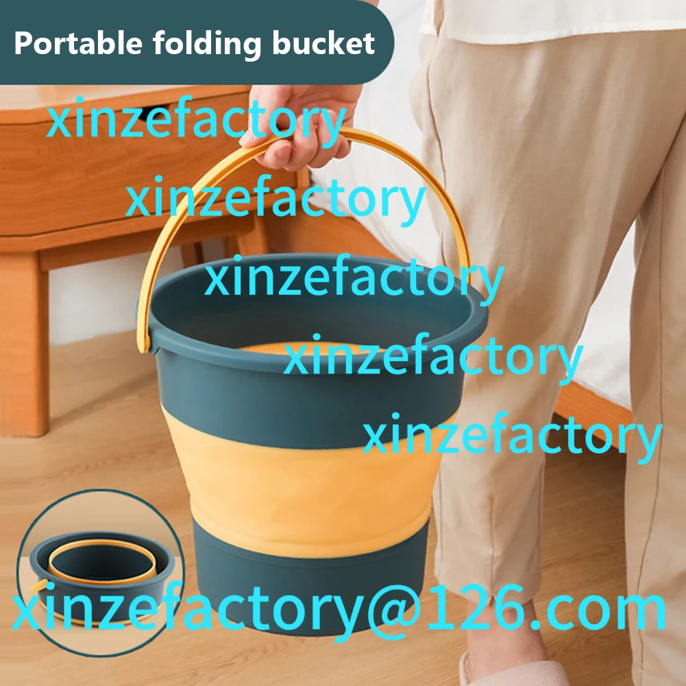 

Customization 5/10L Portable Foldable Bucket Basin Tourism Outdoor Fishing Camping Bucket Household
