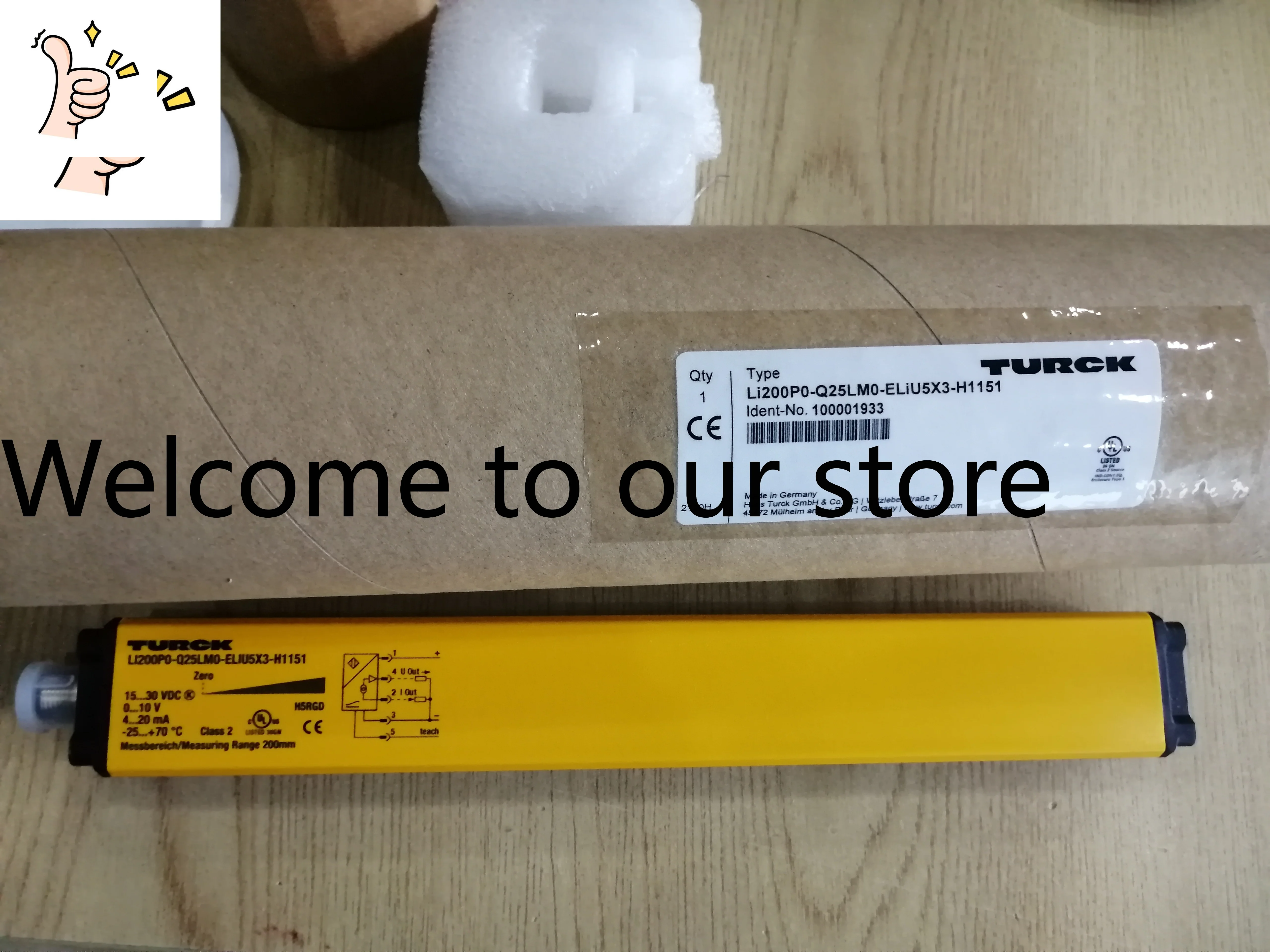 LI200P0-Q25LM0-ELIU5X3-H1151 Germany Turck, Displacement Sensor