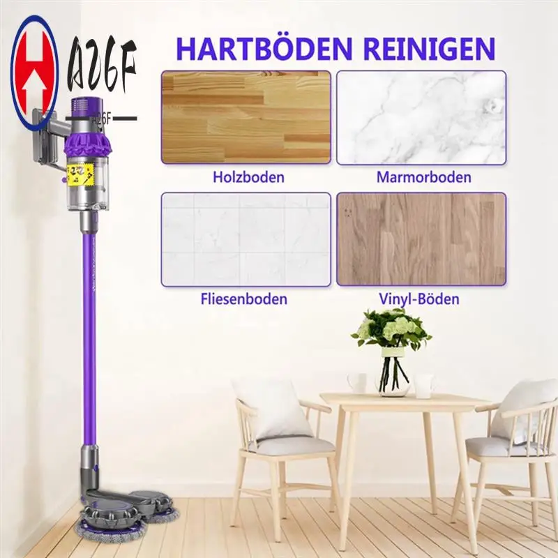 

A26F-для Dyson V6 V7 V8 V11 V10 V15 насадка для пылесоса электрическая насадка для швабры с резервуаром для воды + швабра + мерный стакан