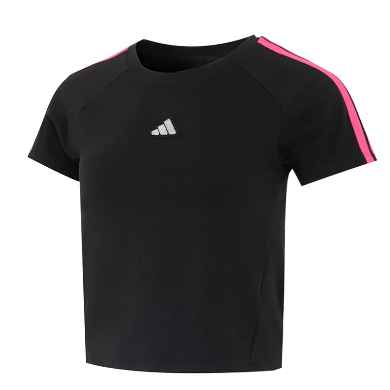 

Футболка Adidas женская, спортивная, для фитнеса, тренировок, бега, упражнений, удобная, дышащая, повседневная, с коротким рукавом Ks0279