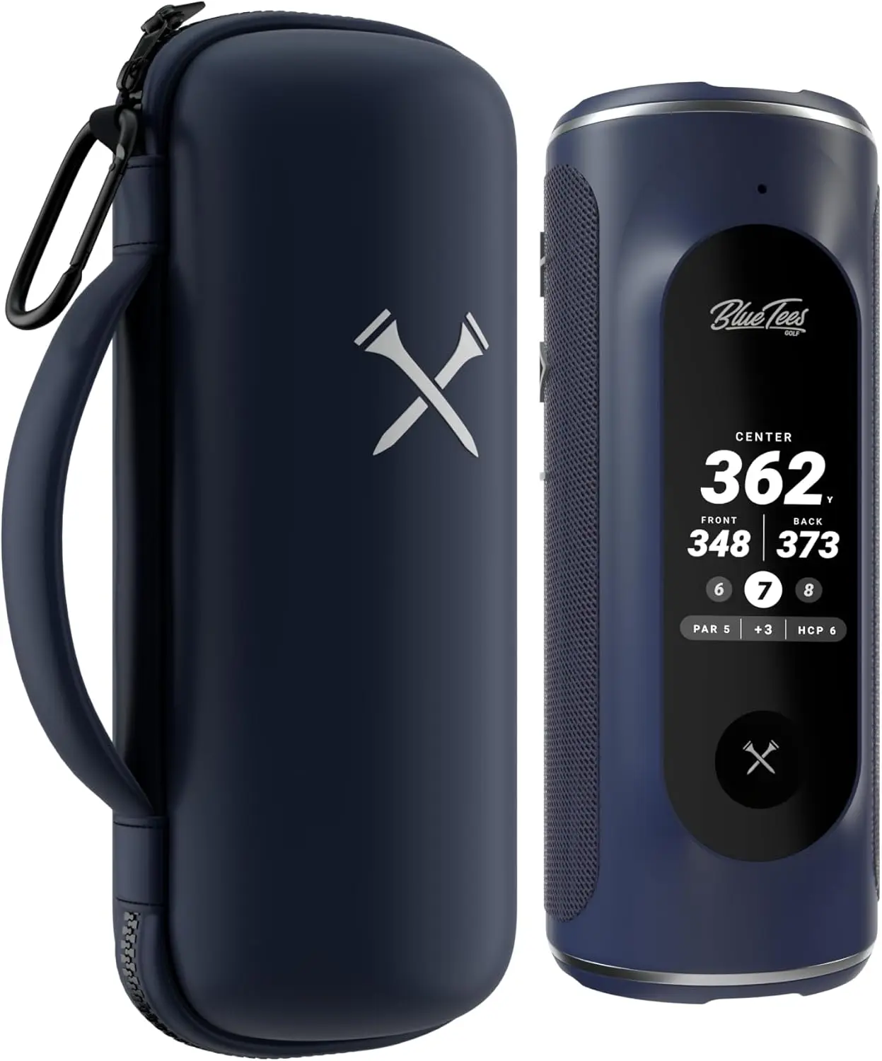 

GPS Case for Player+ GPS Speaker - Hard Protective Case with Magnetic Plate & Carabiner Clip (Navy)