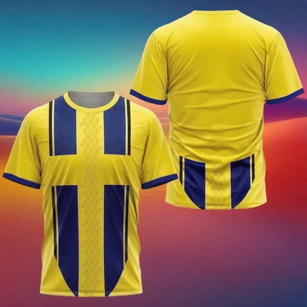 

New Summer Men's T-shirt Fast Drying Breathable Training Shirt Fashionable Printed Short Sleeved T-shirt Unisex Casual Loose Top