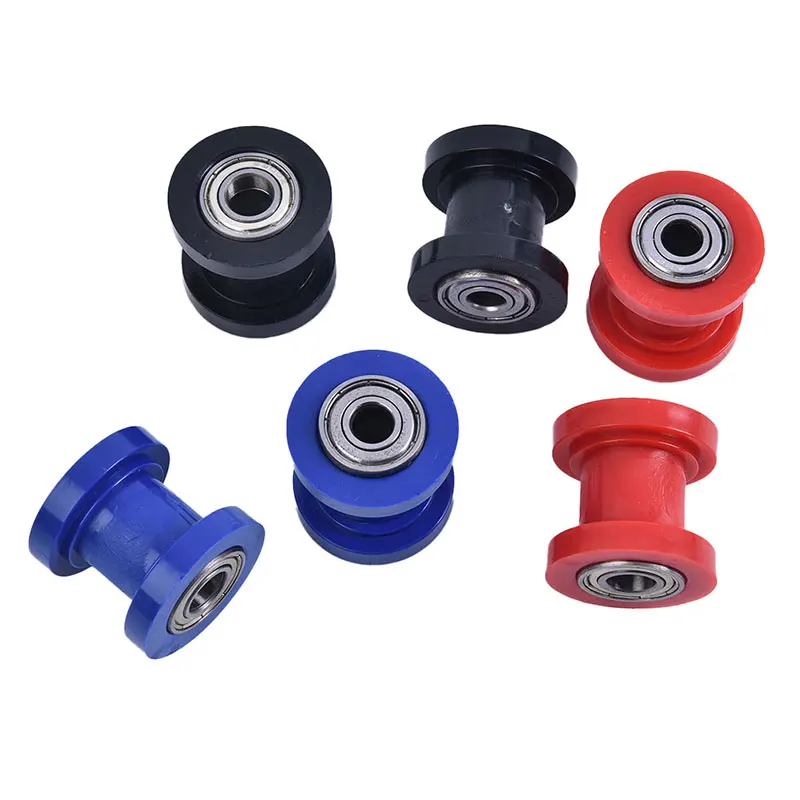 1 peça mini bicicleta moto 8mm 10mm corrente rolo slider tensor guia de roda pit dirt