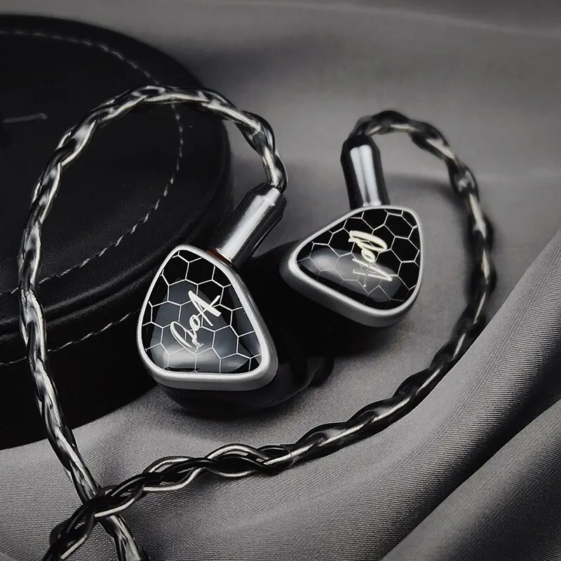 New QoA Margarita In-Ear Earphone 1BA+1DD+2 Sonion Electrostatic 4.4mm Balance Plug Hifi Music Headsets Cable Headphone Gifts