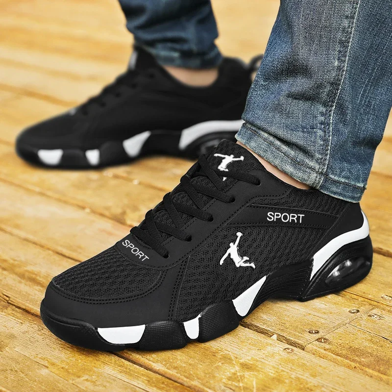 Męskie buty do tenisa codzienne trampki buty sportowe na świeżym powietrzu letnie oddychające buty sportowe Tenis Masculino Zapatillas De Deporte