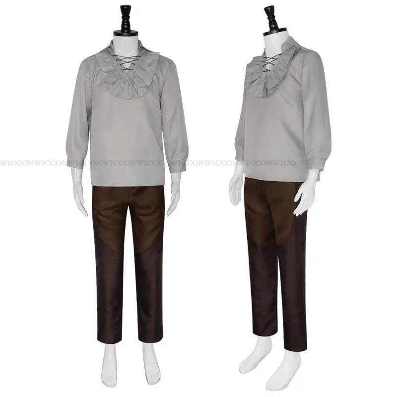 

Костюм Лили 123Astarion, парик, средневековый топ, брюки, игра Baldur, ворота для косплея, необычная маскировка, мужская вечеринка на Хэллоуин, ролевая игра Clo