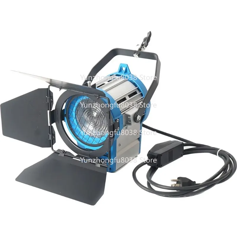 1000W Tungsten Fresnel Lamp, Built-in Dimmer Control 3200K Warm Lighting Video Continuous Lamp ARRI T1