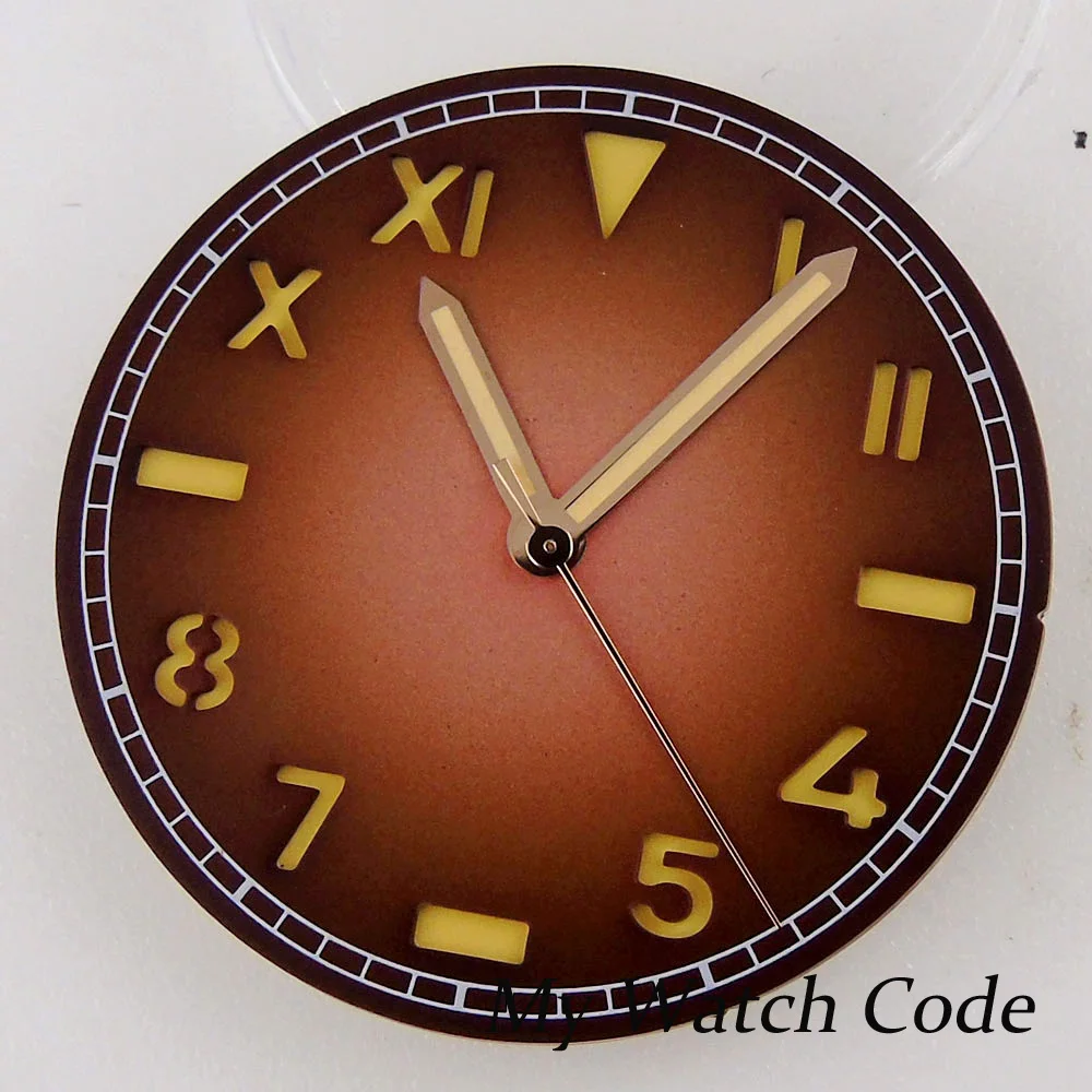 Polish Square California Vintage Watch Case for NH35A NH36 ETA2824 PT5000 Square Spare Watch Parts Repair Tool Kit
