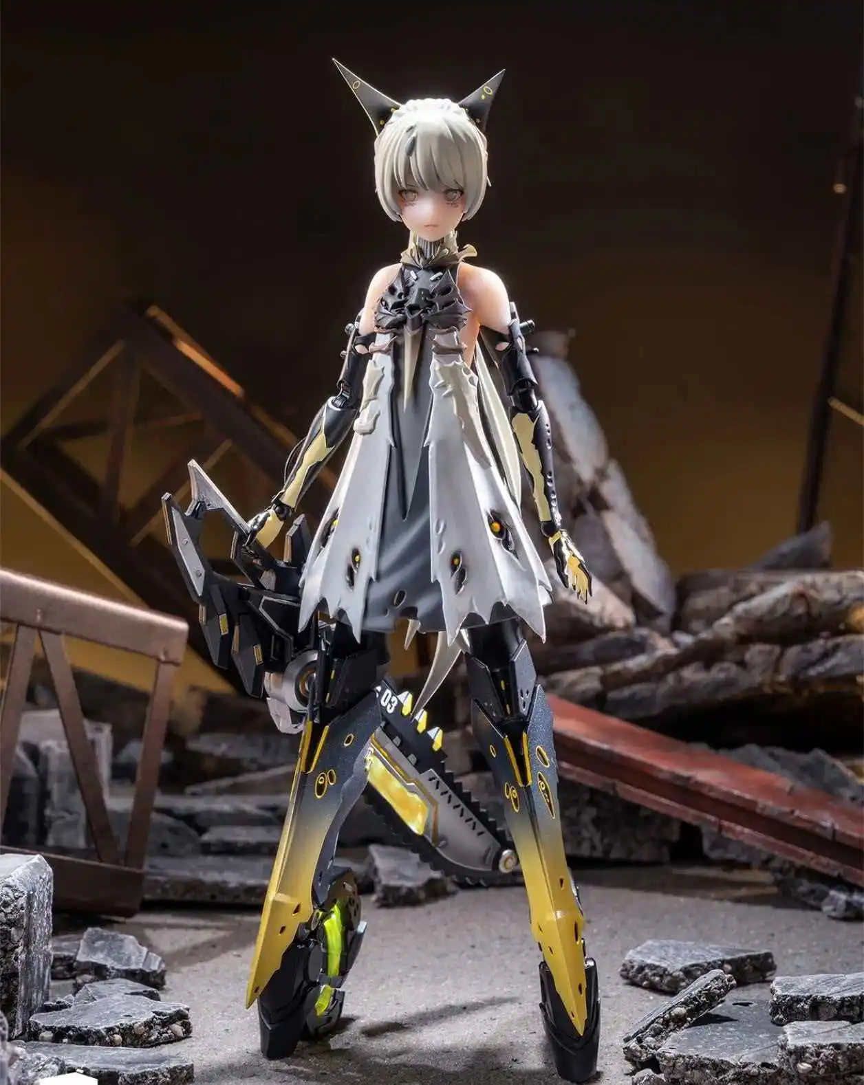 

Anime Sci-Fi Mechanical Girl Character Action Figure Joint Movable Model Desktop Decoration Holiday Surprise Gift For Fans