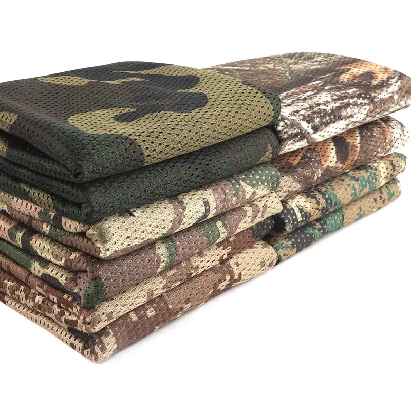 5 Colors Camouflage Mesh Fabric Sun Shade Garden Fence Decoration Camo Net Privacy Screen Car Camping Canopy Hunting Accessory