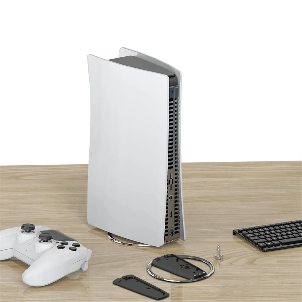 

T81C! Тонкая вертикальная подставка для PS5: надежная и стильная база для PlayStation 5 (дисковая и цифровая версии)